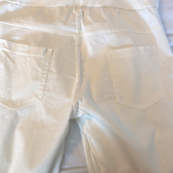 MADE IN ITALY white fancy pants joggers one size - Picture 4 of 16